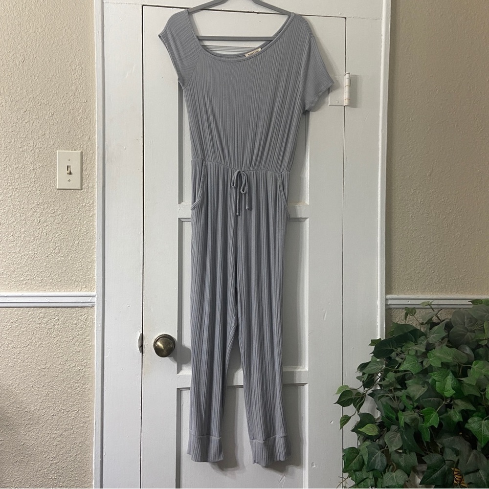 Rolla Coster Soft Comfy Jumpsuit One Side Slightly Off the Shoulder